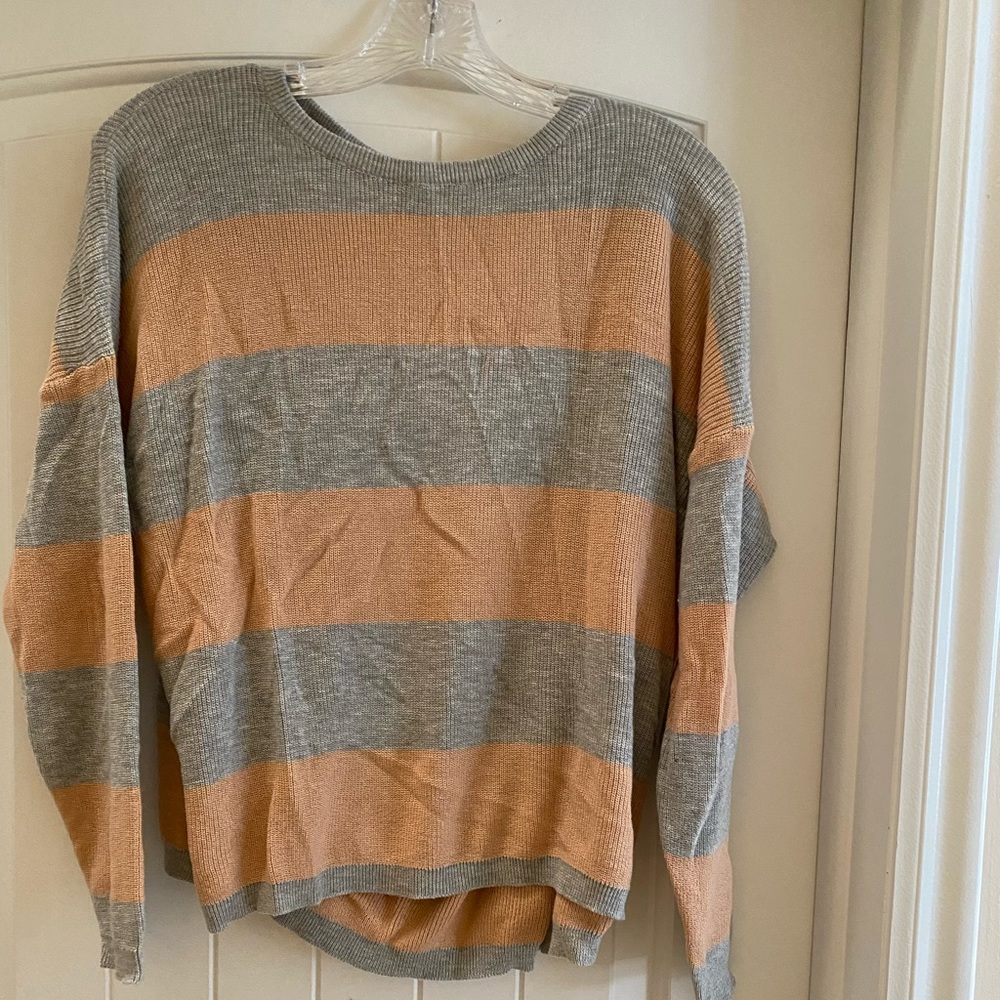 Back Open Drape Sweater M - image 2